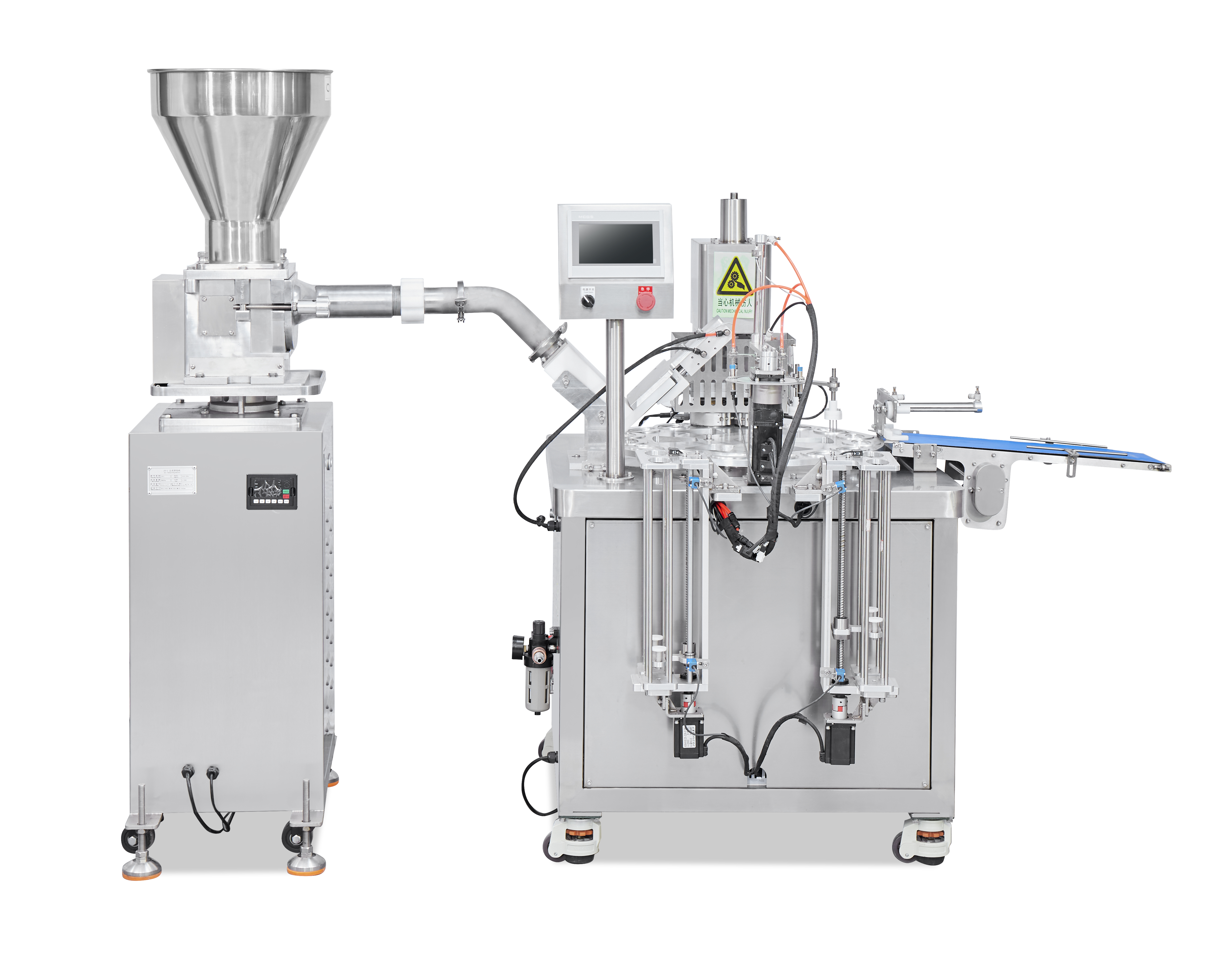 DT-S4FS双头分馅挞皮成型机Double-head Stuffing Tart Shell Forming Machine